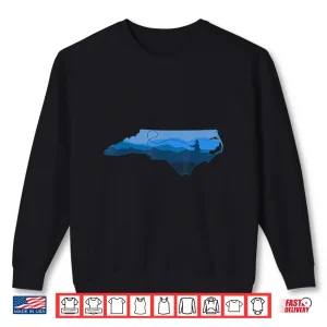 Sweatshirt Fly Fishing North Carolina Appalachian Trout Fishing Shirt