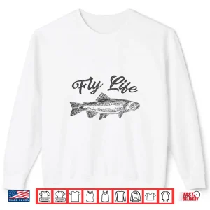 Sweatshirt Fly Life Mens Fly Fishing Shirt Mens Trout Fishing Shirt