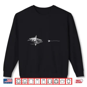 Sweatshirt Graphic Fly Fishing Hook Line Fish False Albacore Shirt
