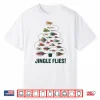 Jingle Flies Funny Fly Fishing Lure Christmas Pajama Toddler Shirt