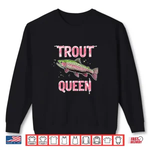 Sweatshirt Rainbow Trout Fly Fishing Graphic Trout Queen Shirt
