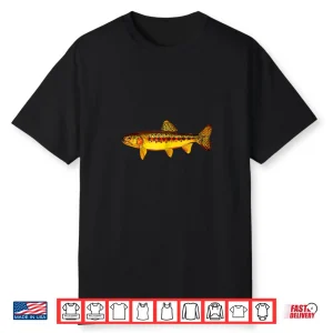 Retro Golden Trout Shirt California Fly Fishing Fish