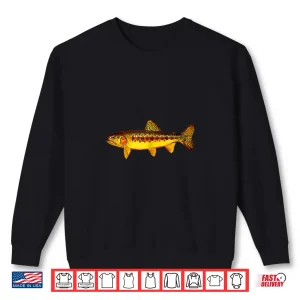 Sweatshirt Retro Golden Trout Shirt California Fly Fishing Fish