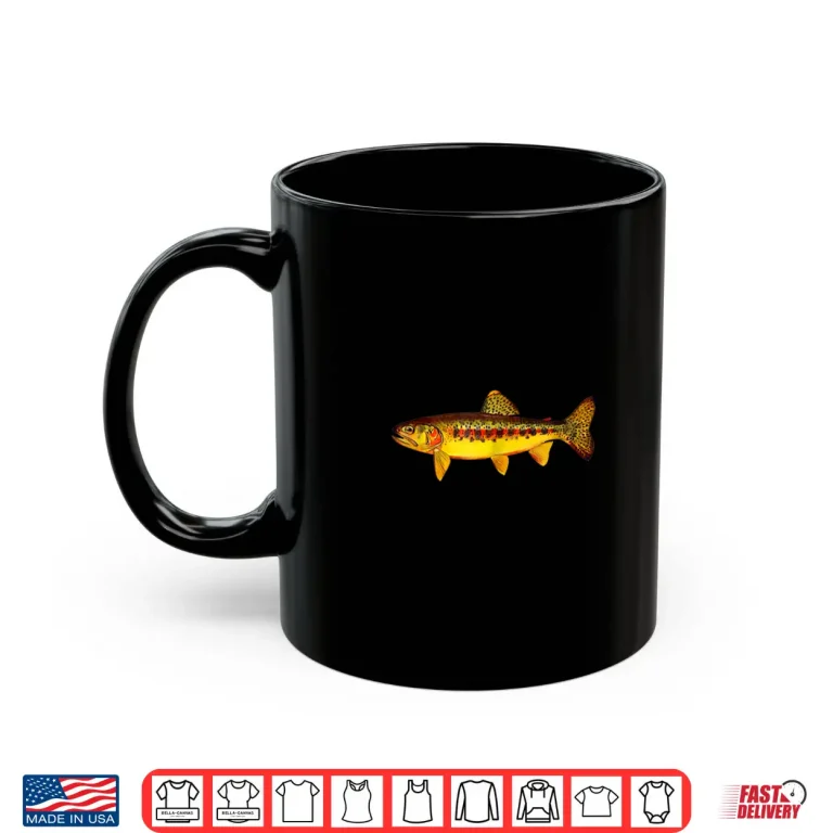 Mug Retro Golden Trout Shirt California Fly Fishing Fish
