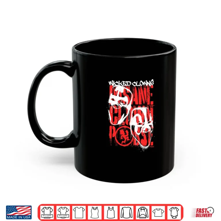Mug ICP Spray Painted Wicked Clowns Graffiti Hip Hop Shirt