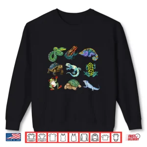 Sweatshirt Reptile Lizards Snakes Shirt Shirt