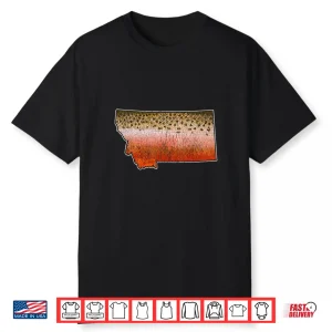 Cutthroat Trout Fishing Shirt Montana Fly Fishing Tshirt Shirt