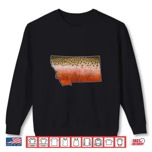 Sweatshirt Cutthroat Trout Fishing Shirt Montana Fly Fishing tshirt Shirt