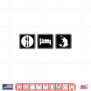 Design Fly Fishing Eat Sleep And Fish Trout Salmon Unique Fisher Shirt