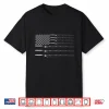 Fly Fishing Rod Angler Fisherman Fisher Angling Usa Flag Shirt