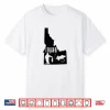 Idaho Fly Fishing Vintage State Map Trout Salmon Fisherman Shirt