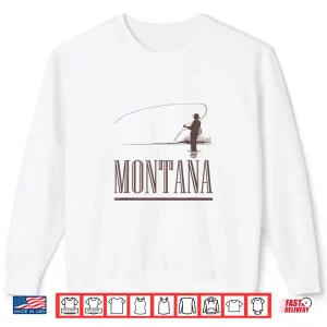 Sweatshirt Montana Fly Fishing Graphic Shirt