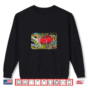 Sweatshirt Rainbow Trout Fly Fishing Shirt Royal Wulff Derek DeYoung