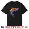 Retro Arizona Flag Trout Vintage Fly Fishing Graphic Design Shirt
