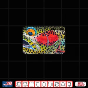 Design Rainbow Trout Fly Fishing Shirt Royal Wulff Derek DeYoung