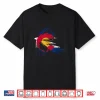 Colorado Fly Fishing Flag Trout Fish Fisherman Gift Shirt