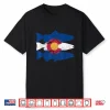 Colorado Fly Fishing Trout Salmon Co Flag Fisherman Gift Shirt