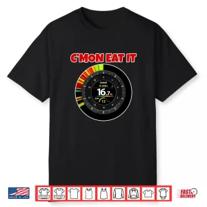 Funny Ice Fisherman Gps Coordinates Ice Hole Fishing Flasher Shirt