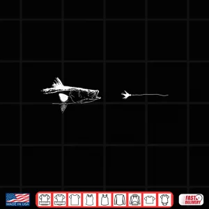 Design Graphic Fly Fishing Hook Line Fish Snook Shirt