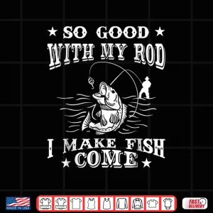 Design Mens Funny Fly Fishing T Shirt Lucky Fishing Shirt