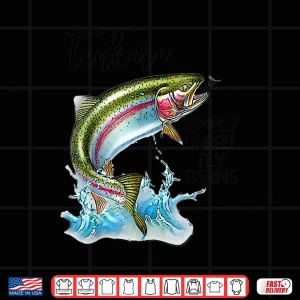 Design Tenkara Simply Unreel Fly Fishing Fun Fisherman Gift Shirt