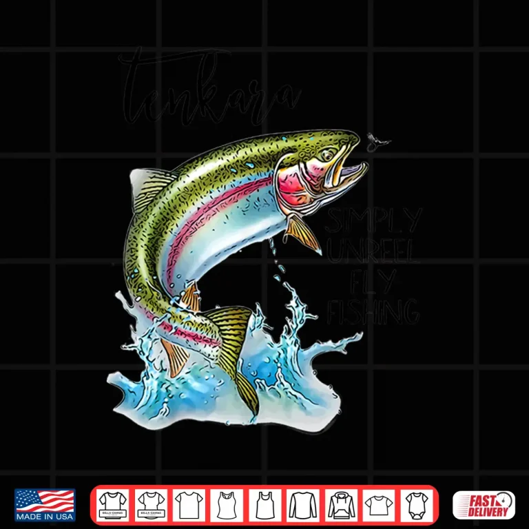 Design Tenkara Simply Unreel Fly Fishing Fun Fisherman Gift Shirt