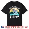 Trout Fly Fishing Shirt Here Fishy Kids Women Lady Fisherman Shirt