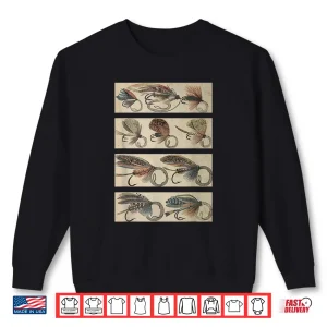 Sweatshirt Vintage Fly Fishing Lures Shirt