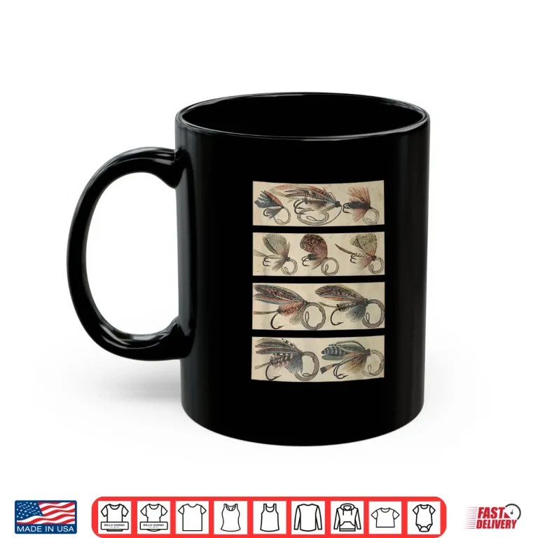 Mug Vintage Fly Fishing Lures Shirt