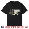 Bigfoot Deer Hunting Usa Flag Deer Hunting Buck Season Shirt