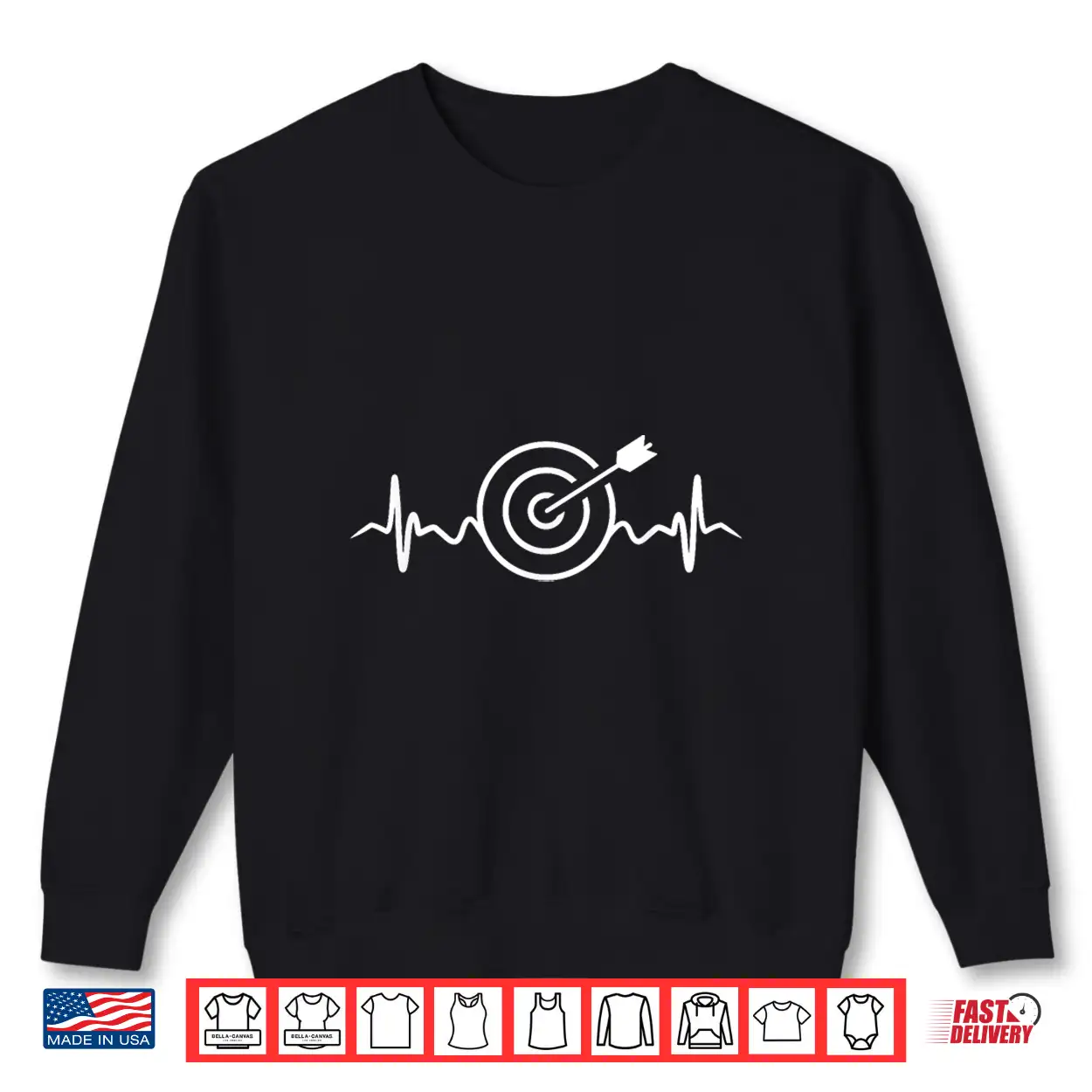 Archery With Bow Heartbeat Funny Ekg Archers Bowman Outfit Shirt Archery With Bow Heartbeat Funny Ekg Archers Bowman Outfit Shirt