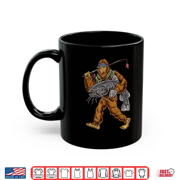 Mug Catfishing Bigfoot Hunting Catfishermen Shirt