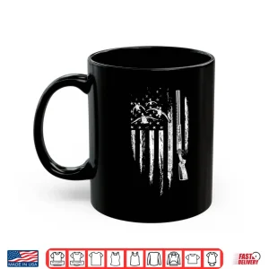 Mug Duck Hunting American Flag Waterfowl Goose Gift For Hunter Shirt