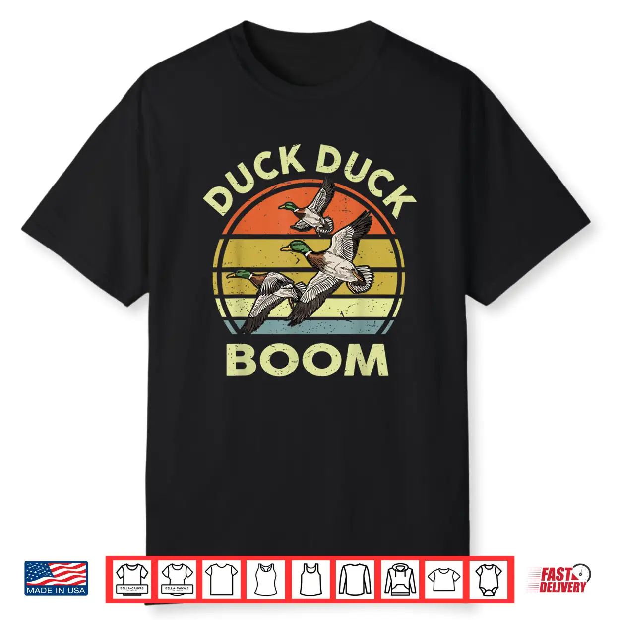 Hunting Shirt Duck Boom Funny Hunter Dad Grandpa Gift Men Shirt Hunting Shirt Duck Boom Funny Hunter Dad Grandpa Gift Men Shirt