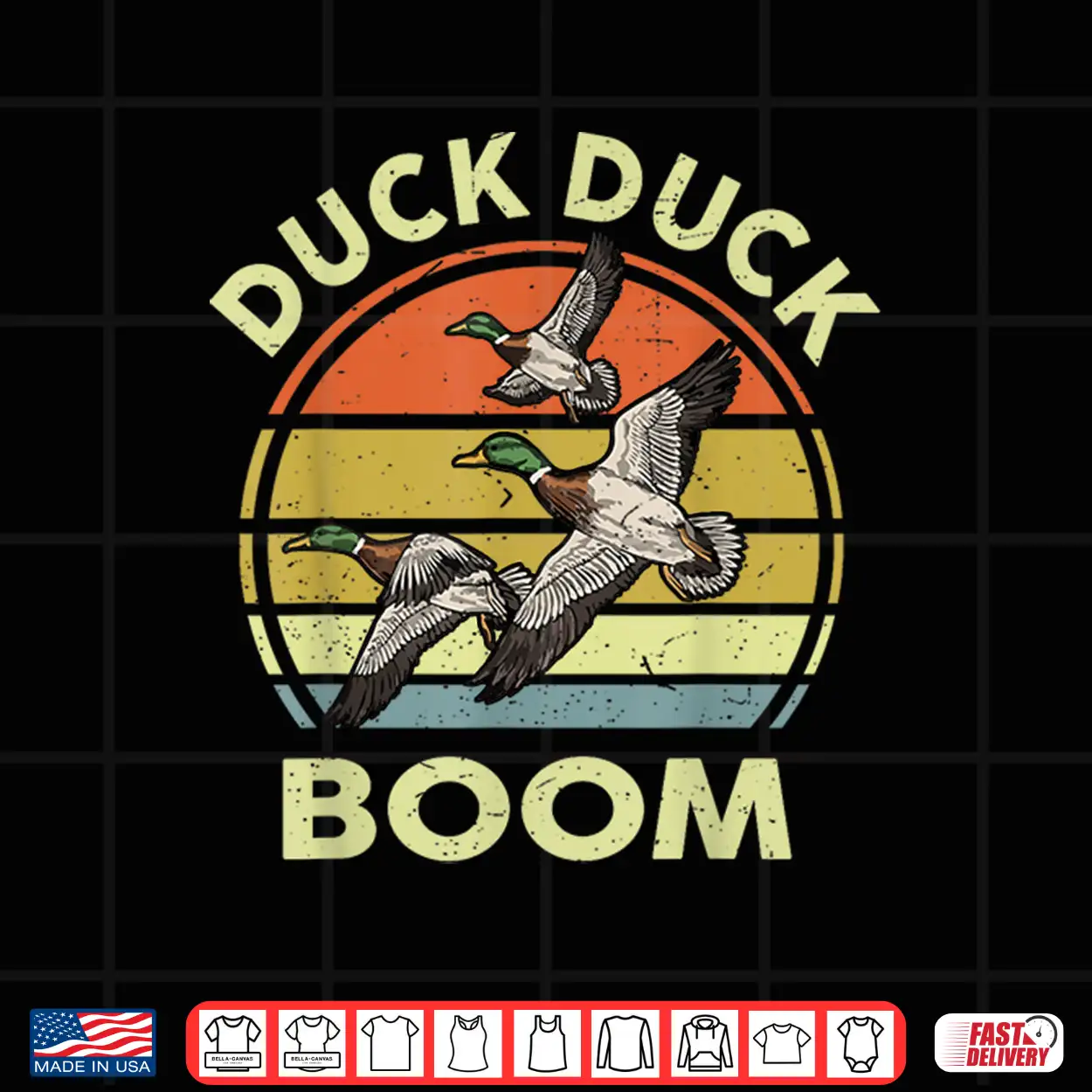 Hunting Shirt Duck Boom Funny Hunter Dad Grandpa Gift Men Shirt Hunting Shirt Duck Boom Funny Hunter Dad Grandpa Gift Men Shirt