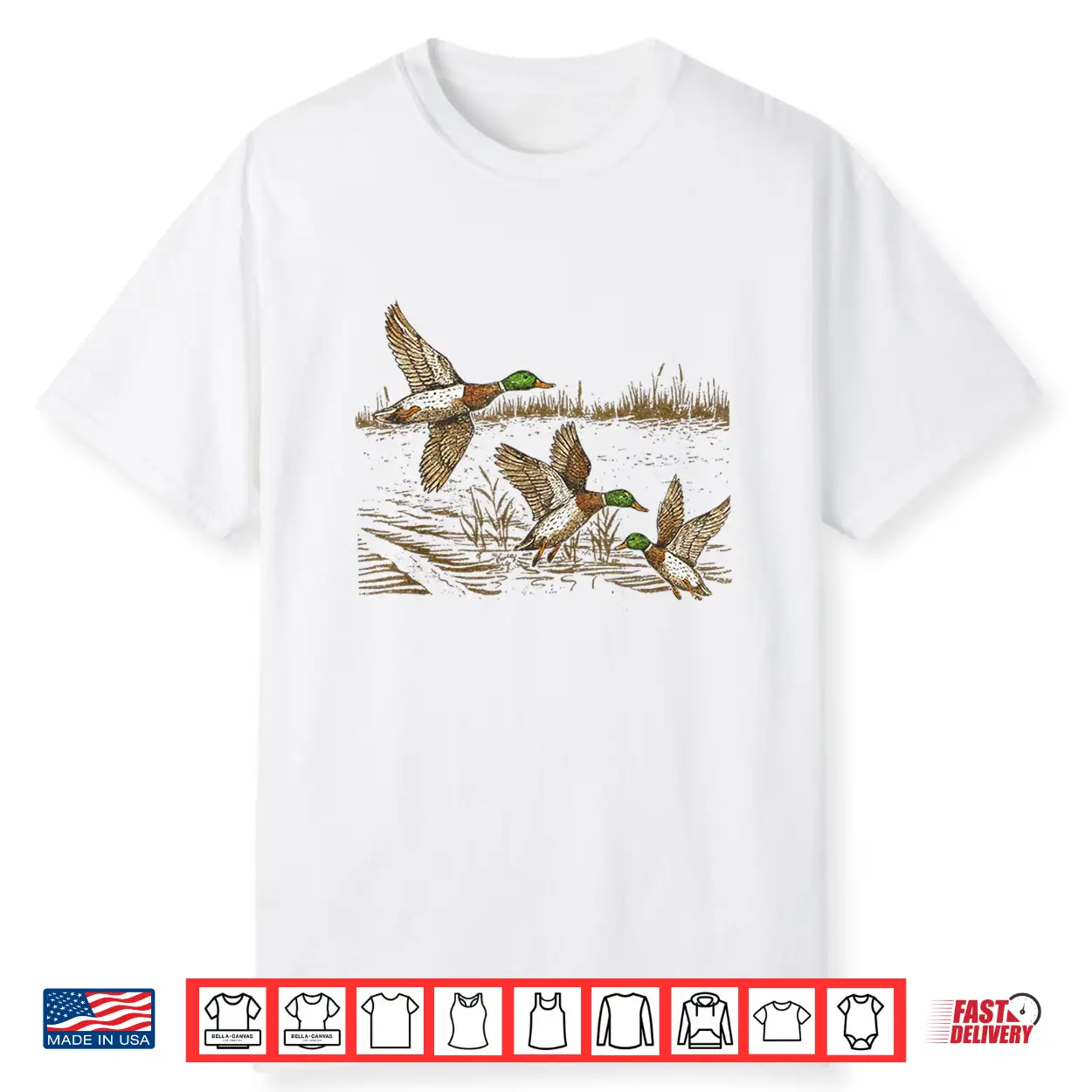 Mallard Duck Hunting Season Hunter Outdoor Vintage Wildlife Shirt Mallard Duck Hunting Season Hunter Outdoor Vintage Wildlife Shirt