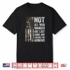 Not All Who Wander Are Lost Bow Funny Archery American Flag Shirt