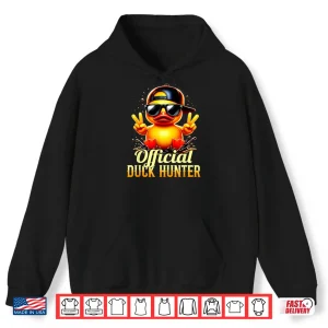 Hoodie Official Duck Hunter Cruise Funny Rubber Duck Hunting Squad Shirt