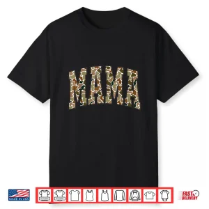 Retro Camo Hunting Mama Old Camo Mom Mother’S Day Gift Shirt