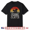 Vintage Sunset Retro Style Squirrel Hunting Squirrel Slayer Shirt