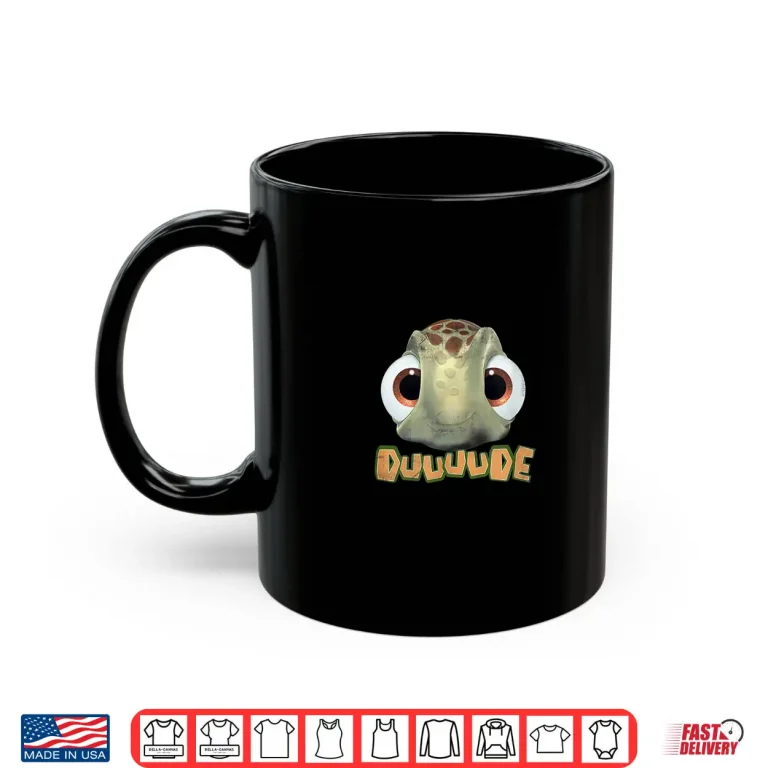 Mug Disney Pixar Finding Nemo Surfing Baby Turtle Dude Shirt