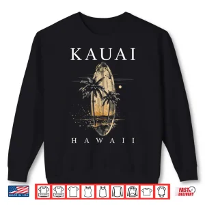 Sweatshirt Kauai Hawaii Surf Hawaiian Vintage Surfing Surfer Shirt