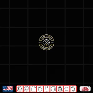 Design Long Beach California CA Retro Surfer Beach Front Back Shirt