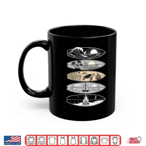 Mug Surfboarder Hawaii Wave Surfing Ocean Surfer Shirt