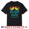 Feeling Salty Island Vacation Surfing Palm Retro Beach Shirt