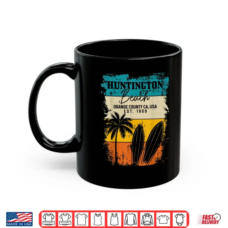 Mug Huntington Beach Surfing Vintage Orange County California Shirt