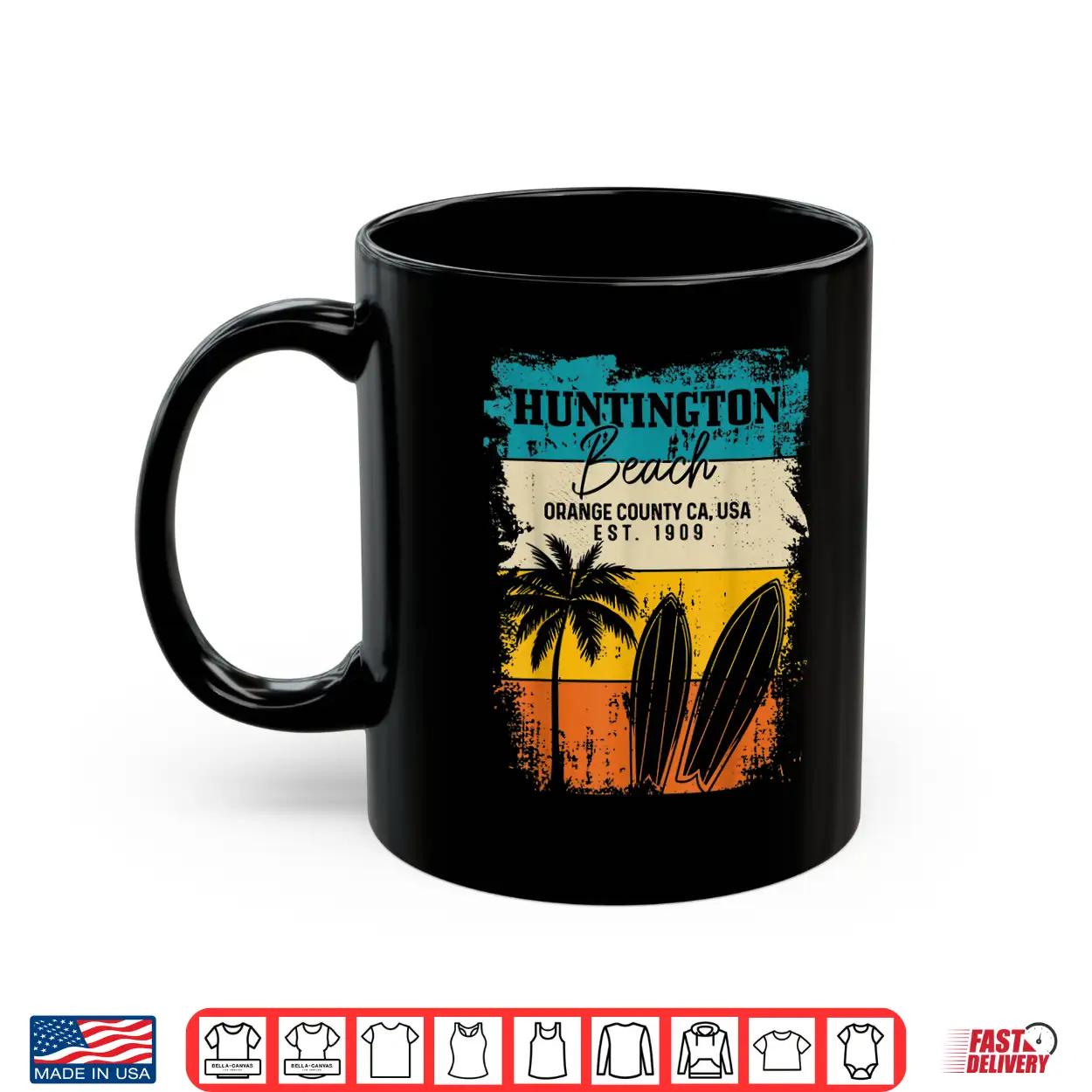 Huntington Beach Surfing Vintage Orange County California Shirt Huntington Beach Surfing Vintage Orange County California Shirt
