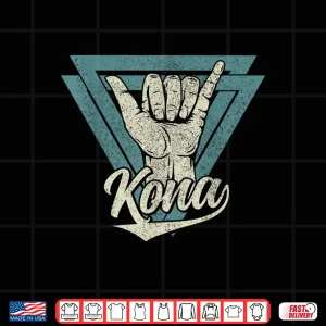 Kona Hawaii Vintage Hawaiian Islands Surfing Surfer Shirt 4 Design Kona Hawaii Vintage Hawaiian Islands Surfing Surfer Shirt