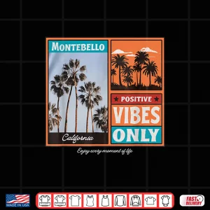 Design Montebello California CA Retro Shirt