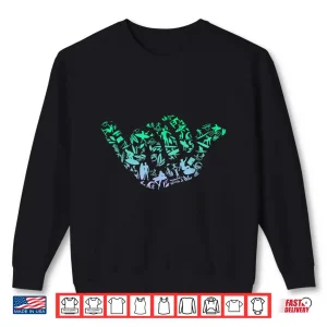 Sweatshirt Surf Icons Tshirt for Surfer Surf Boys Surfing Shirt